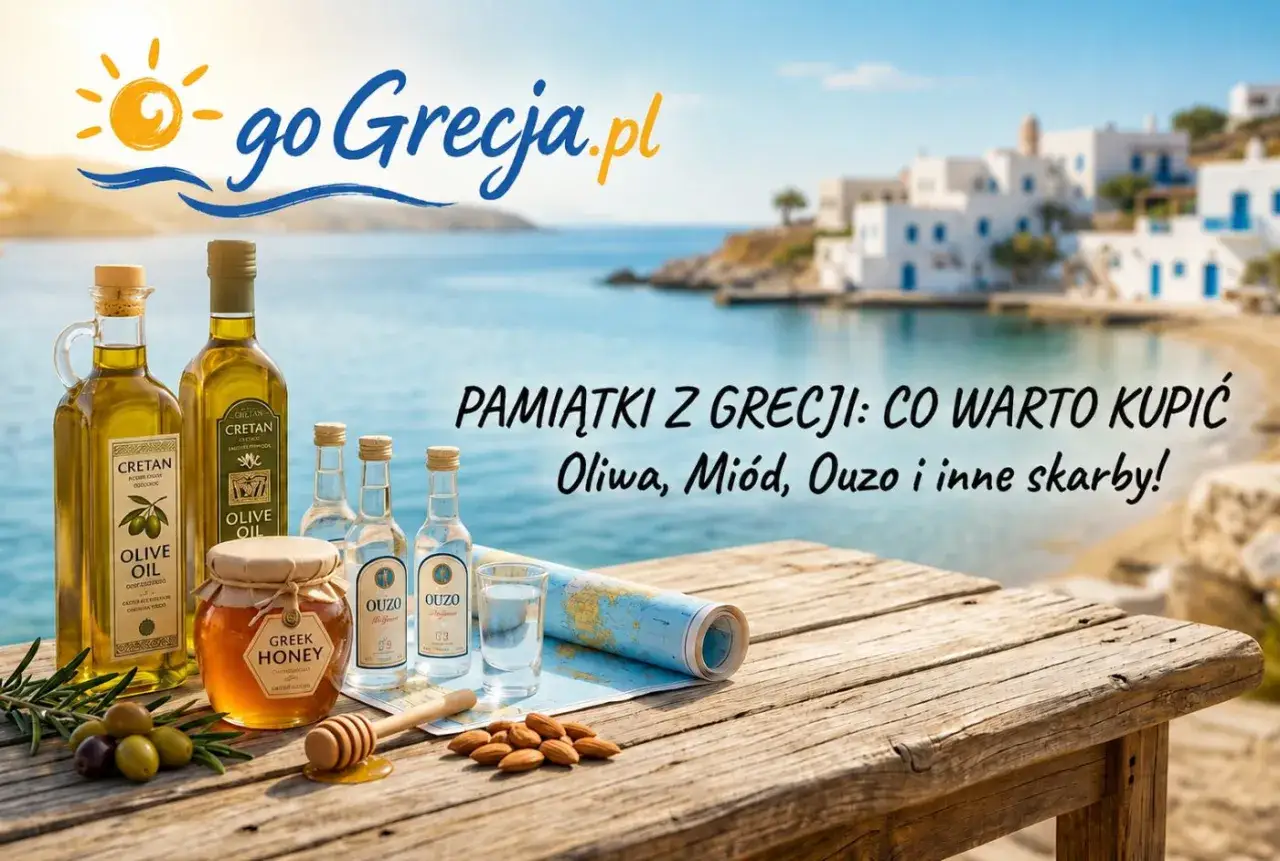 Oliwa, miód i ouzo – to co warto przywieźć z Grecji. Pamiątki z wakacji na tle greckiej wyspy.