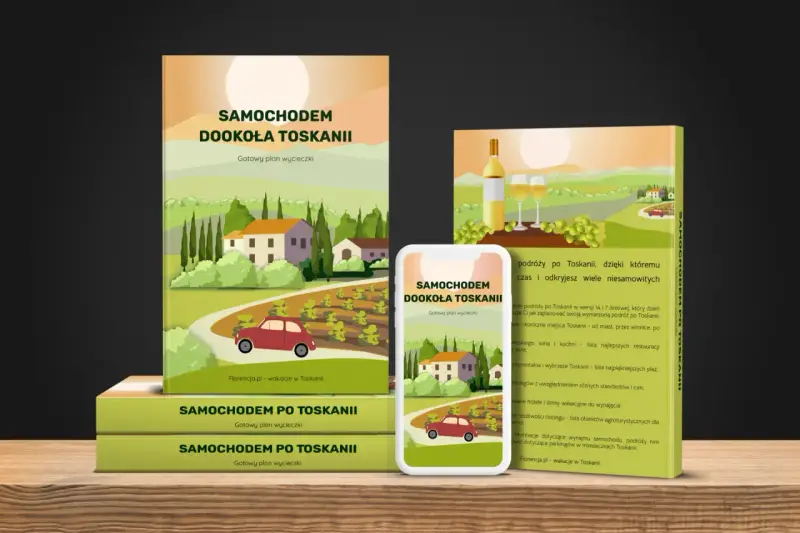Plan podróży "Samochodem Dookoła Toskanii" - odkryj to, co warto zwiedzić w słonecznej Italii.
